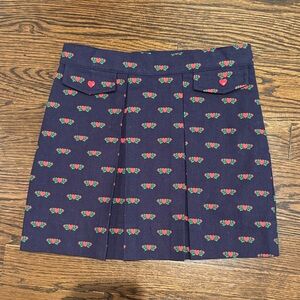 The Beaufort Bonnet Company Navy Skirt with hearts